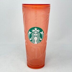 Starbucks Orange Swirl Limited Edition Summer 2020 Venti 24oz Cold Cup Tumbler